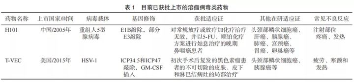 溶瘤病毒治疗恶性肿瘤