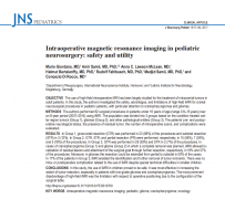 小儿神经外科术中磁共振成像:顺利和实用