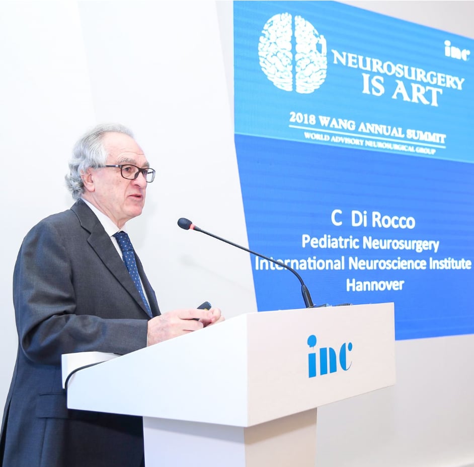 INC国际神经外科医生集团Concezio Di Rocco教授关于脊髓脂肪瘤的主题演讲视频