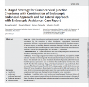 分阶段治疗颅颈交界脊索瘤的方法