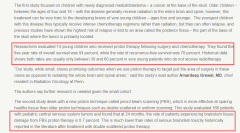 质子治疗在儿童髓母细胞瘤等中枢神经系统肿瘤方面有优势