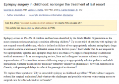 INC加拿大James Rutka教授：手术不再是儿童癫痫较后的方法
