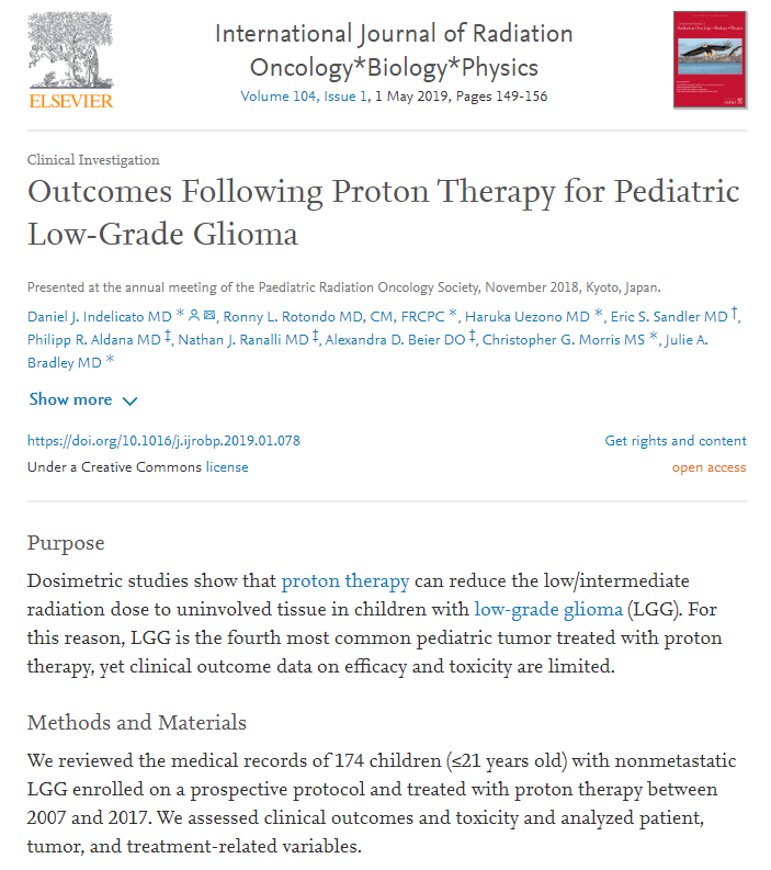 胶质瘤质子治疗