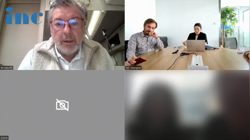 INC巴特朗菲教授已抵达中国，正式开启2022中国之行！