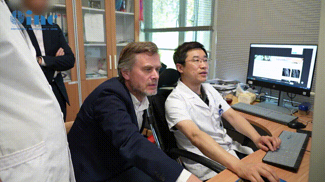 5月15日早上9点多再次查看患者情况以及增强核磁