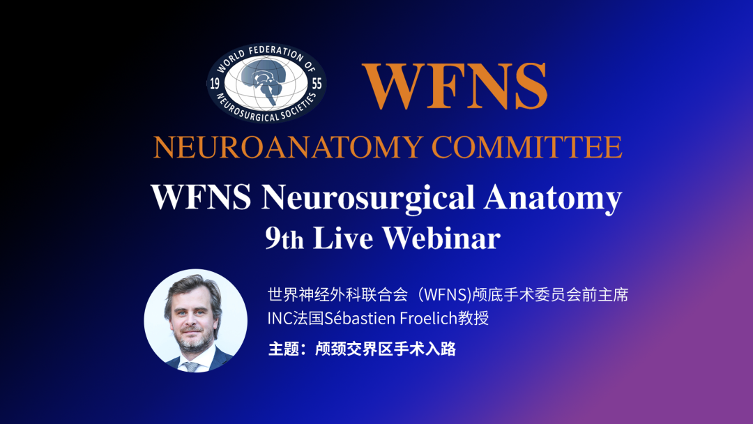 世界神经外科联合会（WFNS)解剖委员会  　　福教授在线课程回顾