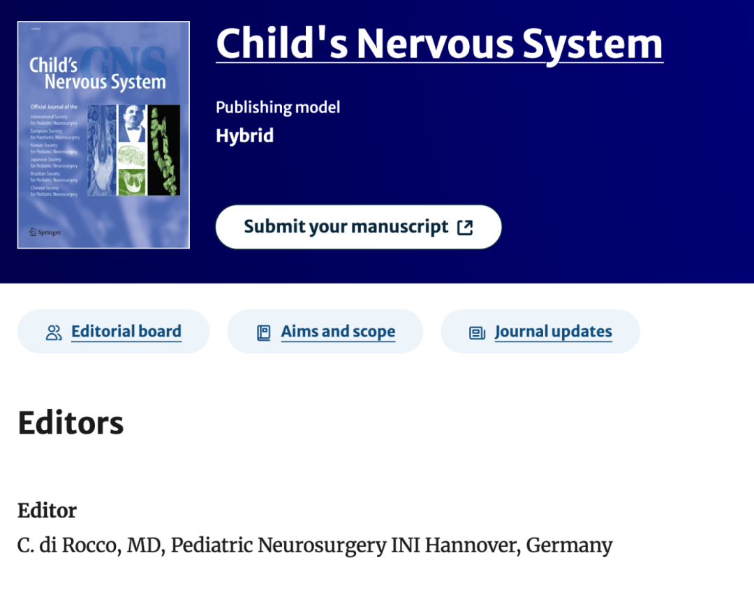 《Child's Nervous System》