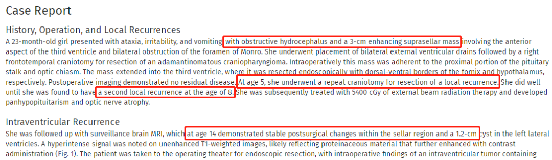 国际知名神外期刊JNS案例原文截图