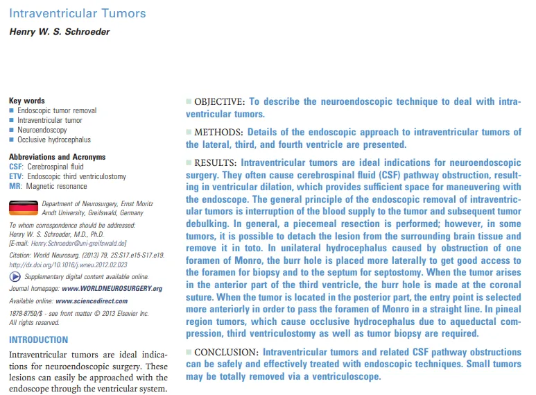 脑室内肿瘤必须开颅？大咖分享神经内镜如何根据肿瘤情况定制个性化手术方案