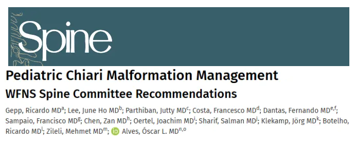 在WFNS脊柱委员会发布的共识与指南中，均提到了儿童Chiari畸形的管理策略。