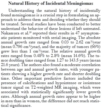 偶然发现的脑膜瘤会长大吗？