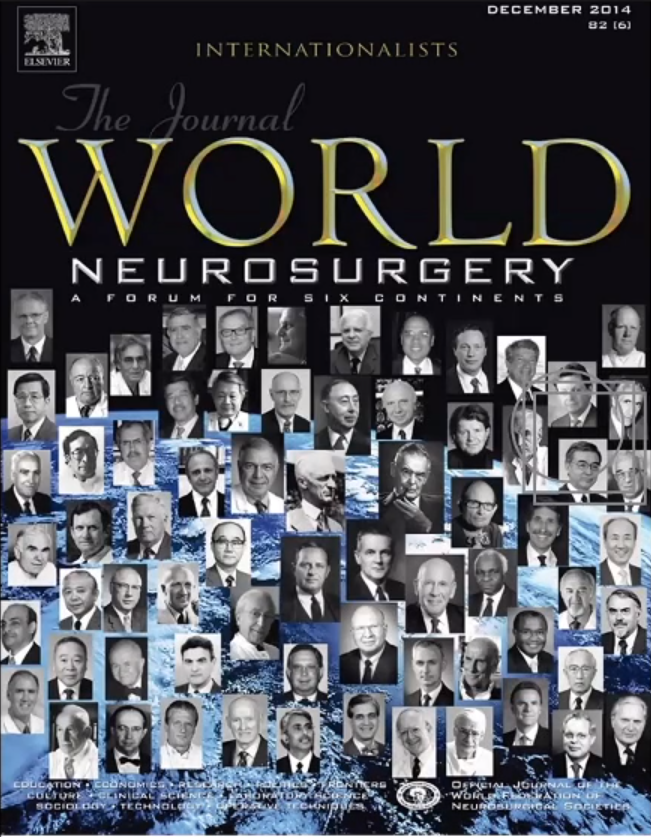 WORLD NEUROSURGERY评选出的世界着名的100位神经外科医生中，Rutka教授就是其中一位重量级的教授。